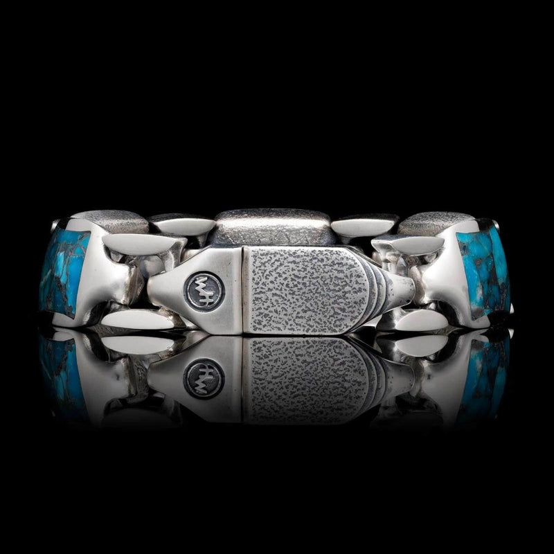 Men's Turquoise Retro Bracelet - BR13 TQ-William Henry-Renee Taylor Gallery
