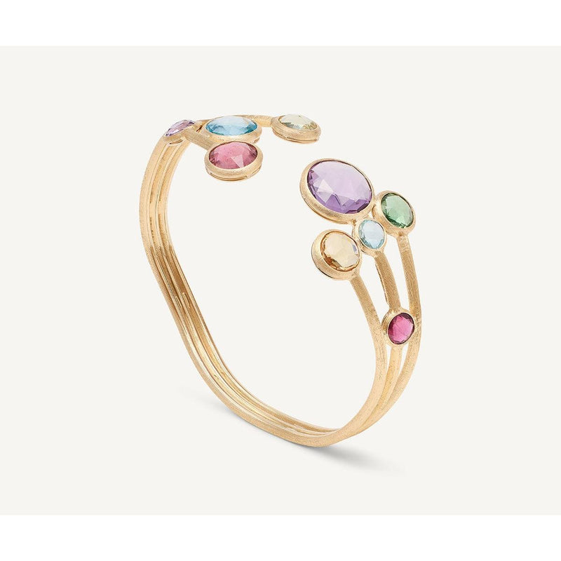 18K Jaipur Mixed Gemstone Bangle - SB51 MIX01 Y-Marco Bicego-Renee Taylor Gallery