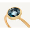 18K Yellow Gold London Blue Topaz Stackable Ring - AB632 TPL01 Y 02-Marco Bicego-Renee Taylor Gallery