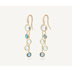 18K Jaipur Mixed Blue Topaz Earrings - OB1290 MIX725 Y 02-Marco Bicego-Renee Taylor Gallery