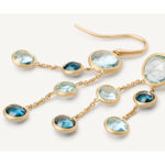 18K Jaipur Mixed Blue Topaz Earrings - OB1290 MIX725 Y 02-Marco Bicego-Renee Taylor Gallery