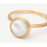 18K Jaipur Mother of Pearl Ring - AB632 MPW Y 02-Marco Bicego-Renee Taylor Gallery