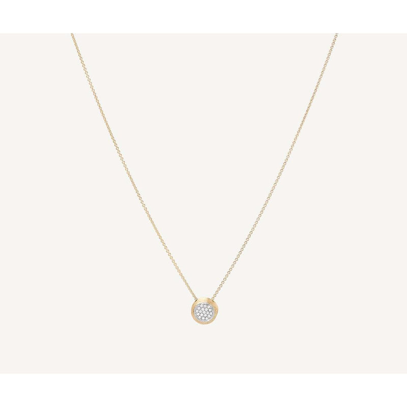 18K Delicati Diamond Pave Necklace - CB1809 B YW Q6-Marco Bicego-Renee Taylor Gallery