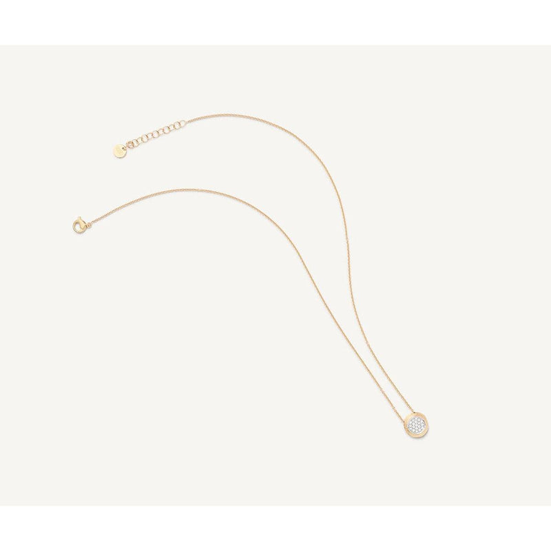 18K Delicati Diamond Pave Necklace - CB1809 B YW Q6-Marco Bicego-Renee Taylor Gallery