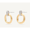18K Gold & Diamond Jaipur Stud Drop Earrings - OB1758 B YW Q6-Marco Bicego-Renee Taylor Gallery