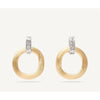 18K Gold & Diamond Jaipur Stud Drop Earrings - OB1758 B YW Q6-Marco Bicego-Renee Taylor Gallery