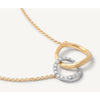 18K Jaipur Diamond Small Pendant - CB1674 B YW Q6-Marco Bicego-Renee Taylor Gallery