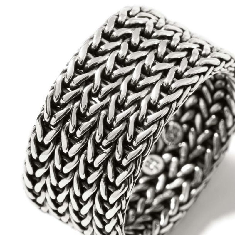Classic Chain Silver 12mm Band Ring- RM900921-John Hardy-Renee Taylor Gallery