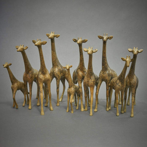 "Large Alert Giraffes"-Loet Vanderveen-Renee Taylor Gallery