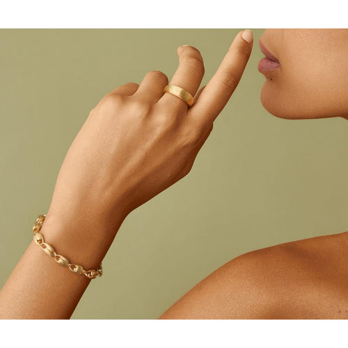 18K Lucia Link Bracelet - BB2361 Y 02-Marco Bicego-Renee Taylor Gallery