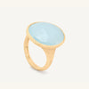 18K Yellow Gold Aquamarine Cocktail Ring - AB565 AQD Y 02-Marco Bicego-Renee Taylor Gallery