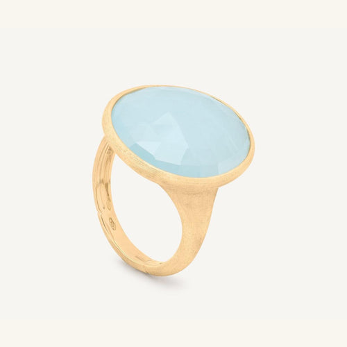 18K Yellow Gold Aquamarine Cocktail Ring - AB565 AQD Y 02-Marco Bicego-Renee Taylor Gallery