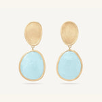 18K Yellow Gold Aquamarine Drop Earrings - OB1436 AQD Y 02-Marco Bicego-Renee Taylor Gallery