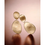 18K Lunaria Large Double Drop Earrings - OB1347 Y 02-Marco Bicego-Renee Taylor Gallery
