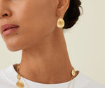 18K Lunaria Medium Drop Earrings - OB1343 A Y 02-Marco Bicego-Renee Taylor Gallery