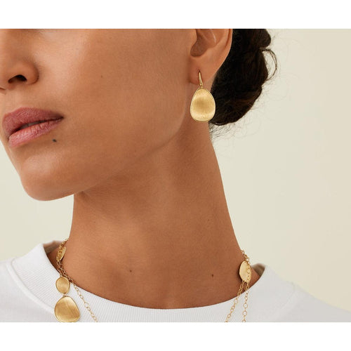 18K Lunaria Medium Drop Earrings - OB1343-A Y 02-Marco Bicego-Renee Taylor Gallery