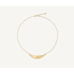18K Yellow Gold Engraved "Smile" Necklace - CB2614 Y 02-Marco Bicego-Renee Taylor Gallery
