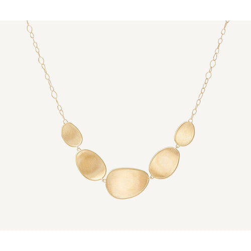 18K Lunaria Graduated Necklace - CB1779 Y 02 16.5"-Marco Bicego-Renee Taylor Gallery