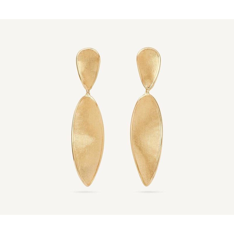 18K Yellow Gold Double Drop Earrings - OB1916 Y 02-Marco Bicego-Renee Taylor Gallery