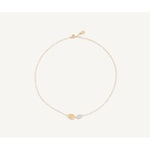 18K Yellow & White Gold Mini-Petal & Diamond Pendant Necklace - CB2591 B YW Q6-Marco Bicego-Renee Taylor Gallery