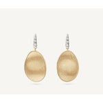 18K Lunaria Yellow Gold Petal Drop Earrings With Diamonds, Small - OB1342 A B YW Q6-Marco Bicego-Renee Taylor Gallery