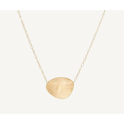 18K Lunaria Horizontal Pendant 16.5" Necklace - CB1770 Y 02-Marco Bicego-Renee Taylor Gallery