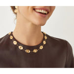 18K Yellow Gold Single-Strand Petal Necklace - CB2099 Y 02-Marco Bicego-Renee Taylor Gallery