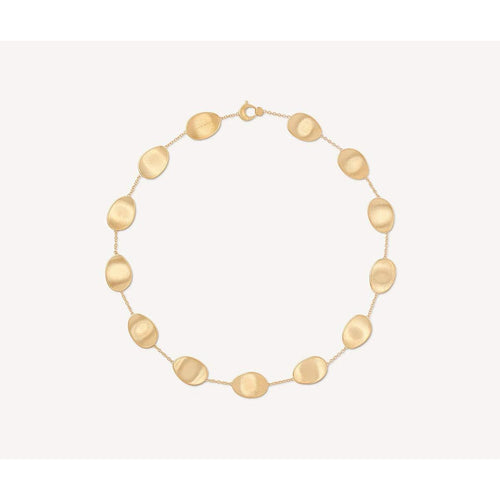 18K Yellow Gold Single-Strand Petal Necklace - CB2099 Y 02-Marco Bicego-Renee Taylor Gallery