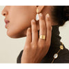 18K Lunaria Narrow Ring - AB549 Y 02-Marco Bicego-Renee Taylor Gallery