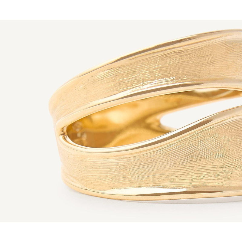 18K Yellow Gold Split Band Ring - AB625 Y 02-Marco Bicego-Renee Taylor Gallery