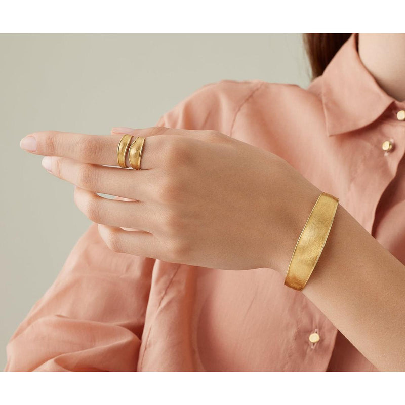 18K Yellow Gold Split Band Ring - AB625 Y 02-Marco Bicego-Renee Taylor Gallery