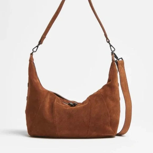 MORGAN - Mahogany Suede/Bronze-Hammitt-Renee Taylor Gallery
