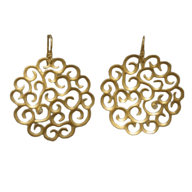 14K Gold & Diamond Earrings - M2985-Marika-Renee Taylor Gallery