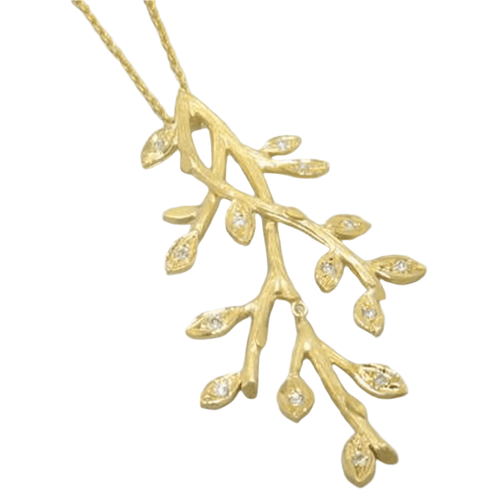 14K Gold & Diamond Necklace - M4425-Marika-Renee Taylor Gallery