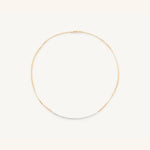 18K Yellow Gold Coil Necklace With Diamond Bar - CG851 B YW M5-Marco Bicego-Renee Taylor Gallery