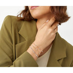 18K Yellow & White Gold Twisted Coil Bracelet With Diamonds - SG337 B YW M5-Marco Bicego-Renee Taylor Gallery
