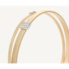 18K Masai Two Strand Crossover Diamond Bracelet - BG732 B YW M5-Marco Bicego-Renee Taylor Gallery