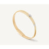 18K Masai Two Strand Crossover Diamond Bracelet - BG732 B YW M5-Marco Bicego-Renee Taylor Gallery