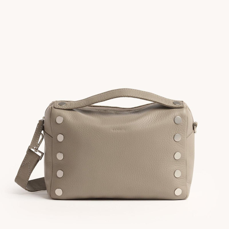 EVAN CROSSBODY MED - Pewter Pebble/Brushed Silver-Hammitt-Renee Taylor Gallery