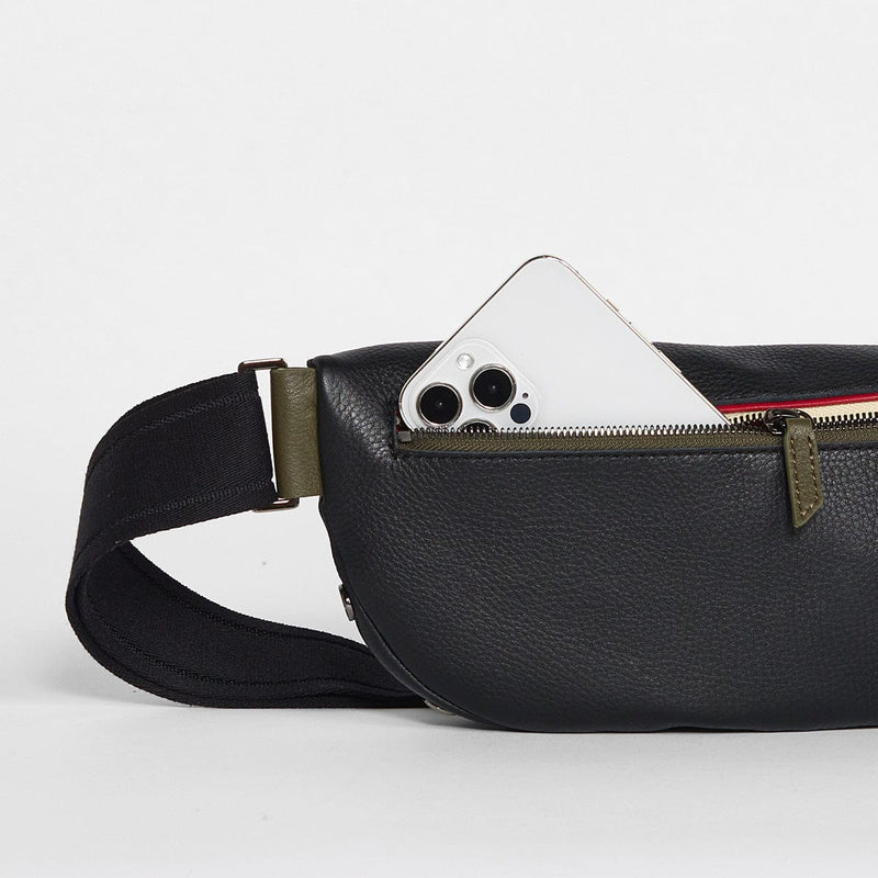 CHARLES CROSSBODY MED - Cargo Black/Gunmetal-Hammitt-Renee Taylor Gallery