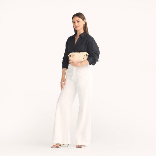 DANIEL CROSSBODY CLUTCH SML - Superbloom Pink/Gold-Hammitt-Renee Taylor Gallery