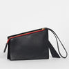 CURTIS - Black/Brushed Gold Red Zip-Hammitt-Renee Taylor Gallery