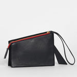 CURTIS - Black/Brushed Gold Red Zip-Hammitt-Renee Taylor Gallery