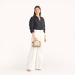 EVAN CROSSBODY SML - Pewter Raffia/Brushed Gold-Hammitt-Renee Taylor Gallery