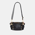 DANIEL CROSSBODY CLUTCH SML - Black/Brushed Gold Red Zip-Hammitt-Renee Taylor Gallery