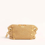 DANIEL CROSSBODY CLUTCH SML - Calla Lily White Raffia/Brushed Gold-Hammitt-Renee Taylor Gallery