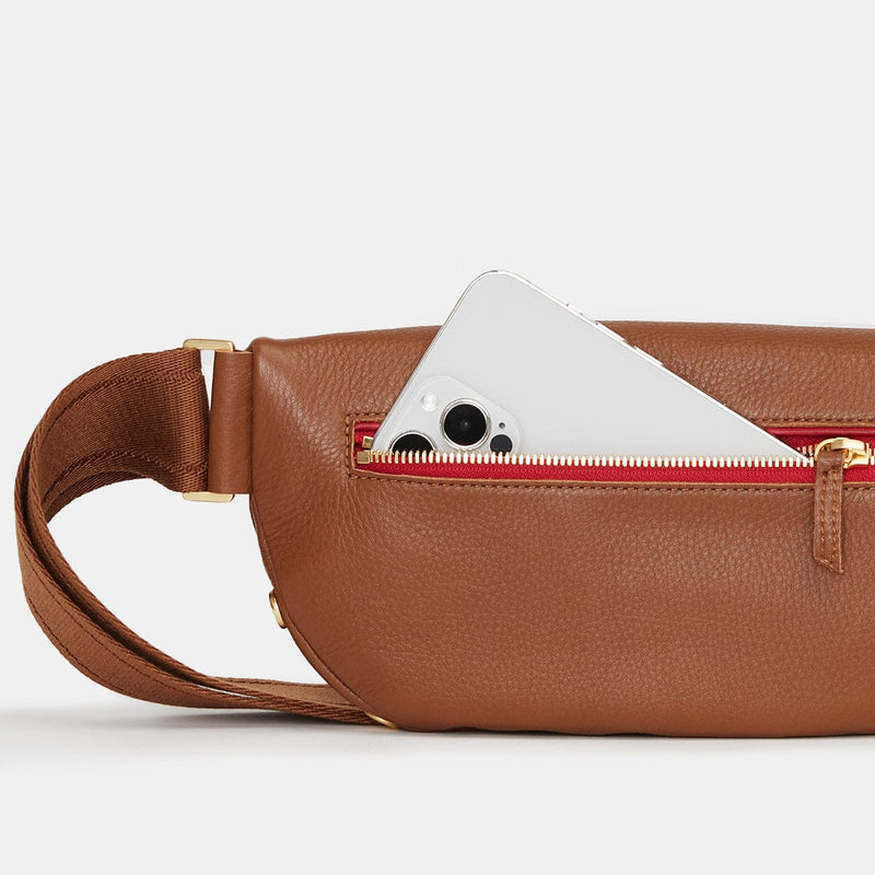 Charles Crossbody - Charles Crossbody Mahogany Pebble BG-Hammitt-Renee Taylor Gallery