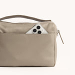 EVAN CROSSBODY MED - Pewter Pebble/Brushed Silver-Hammitt-Renee Taylor Gallery
