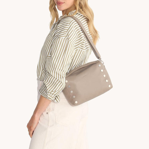 EVAN CROSSBODY MED - Pewter Pebble/Brushed Silver-Hammitt-Renee Taylor Gallery