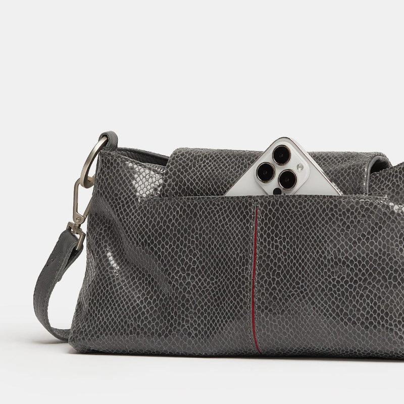 VIP SATCHEL - Skyline Snake/Brushed Silver-Hammitt-Renee Taylor Gallery